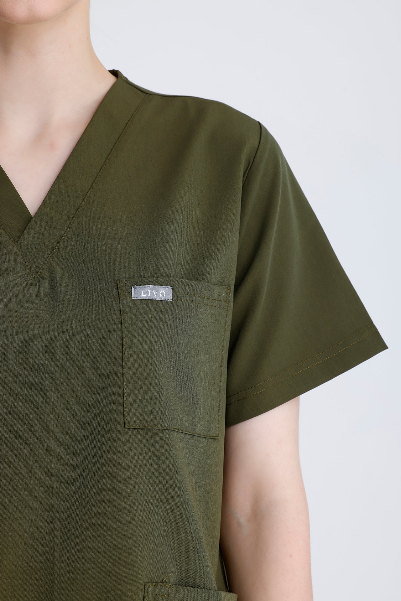 LIVO de Moderno Haki Scrub Takım