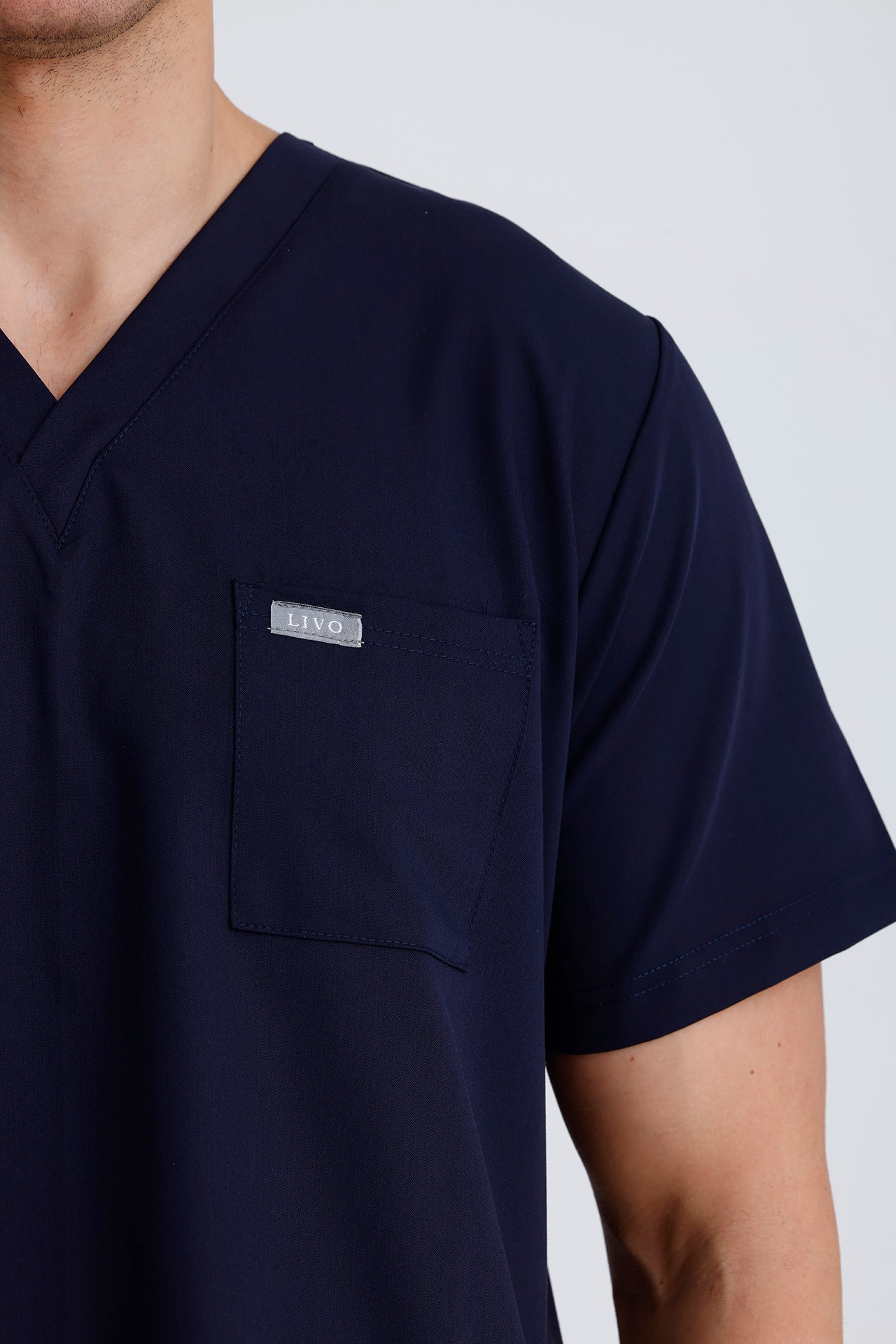 LIVO de Qusto Lacivert Scrub Takım