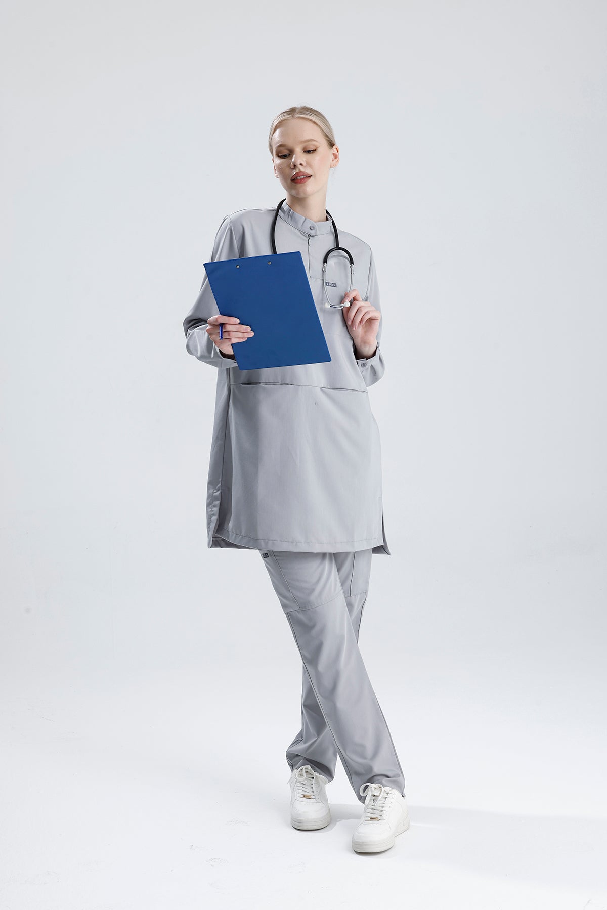 LIVO de Sérénité LX Gri Scrub Takım