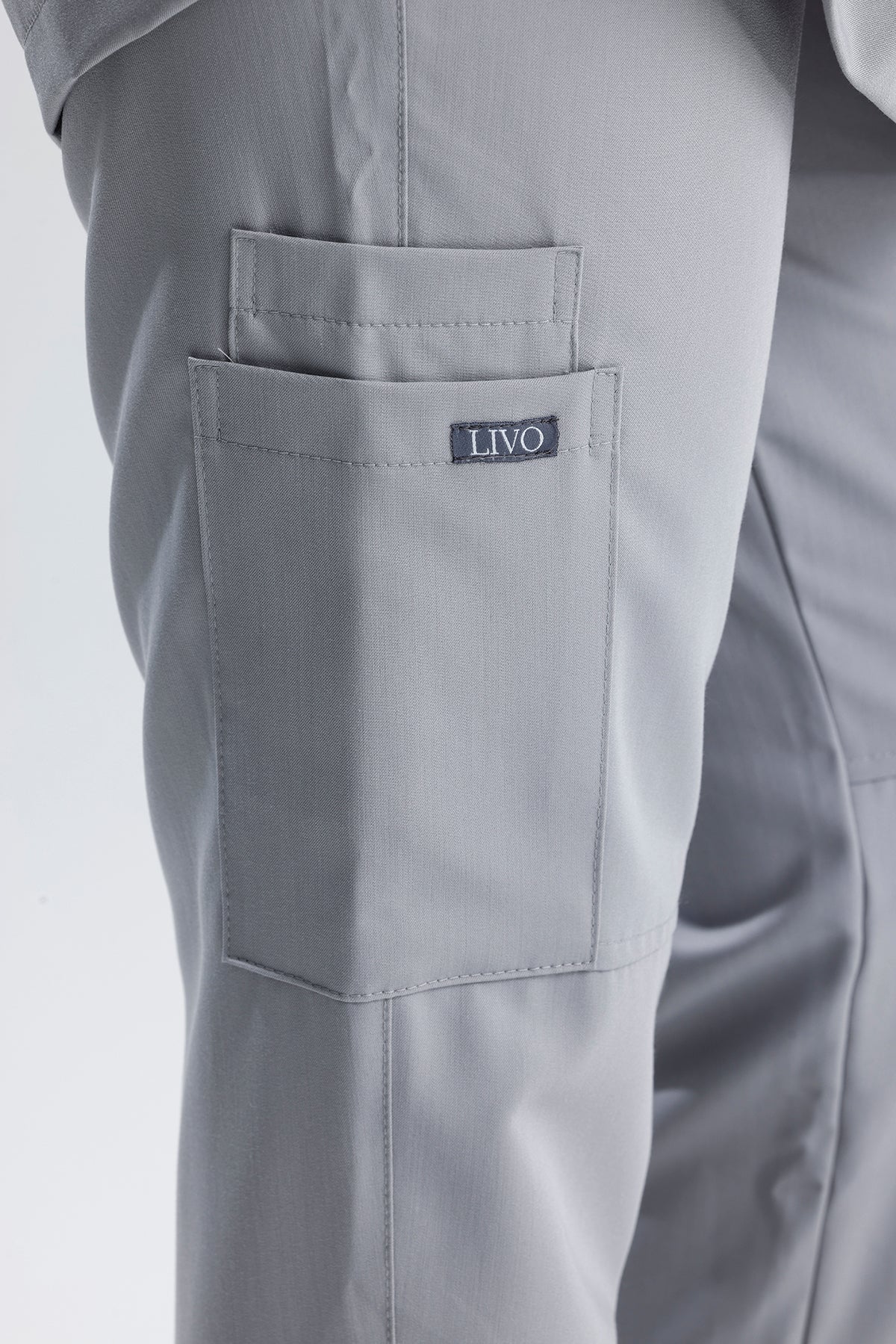 LIVO de Sérénité LX Gri Scrub Takım