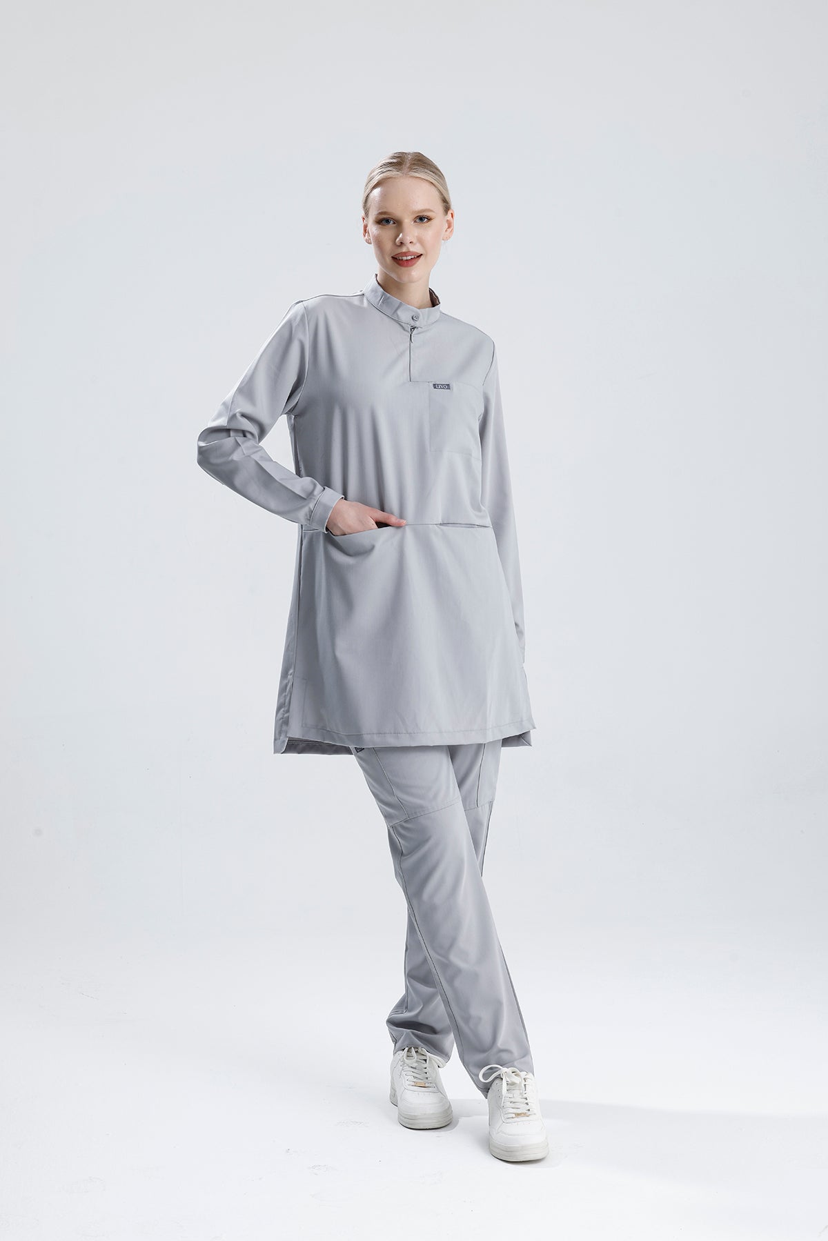 LIVO de Sérénité LX Gri Scrub Takım