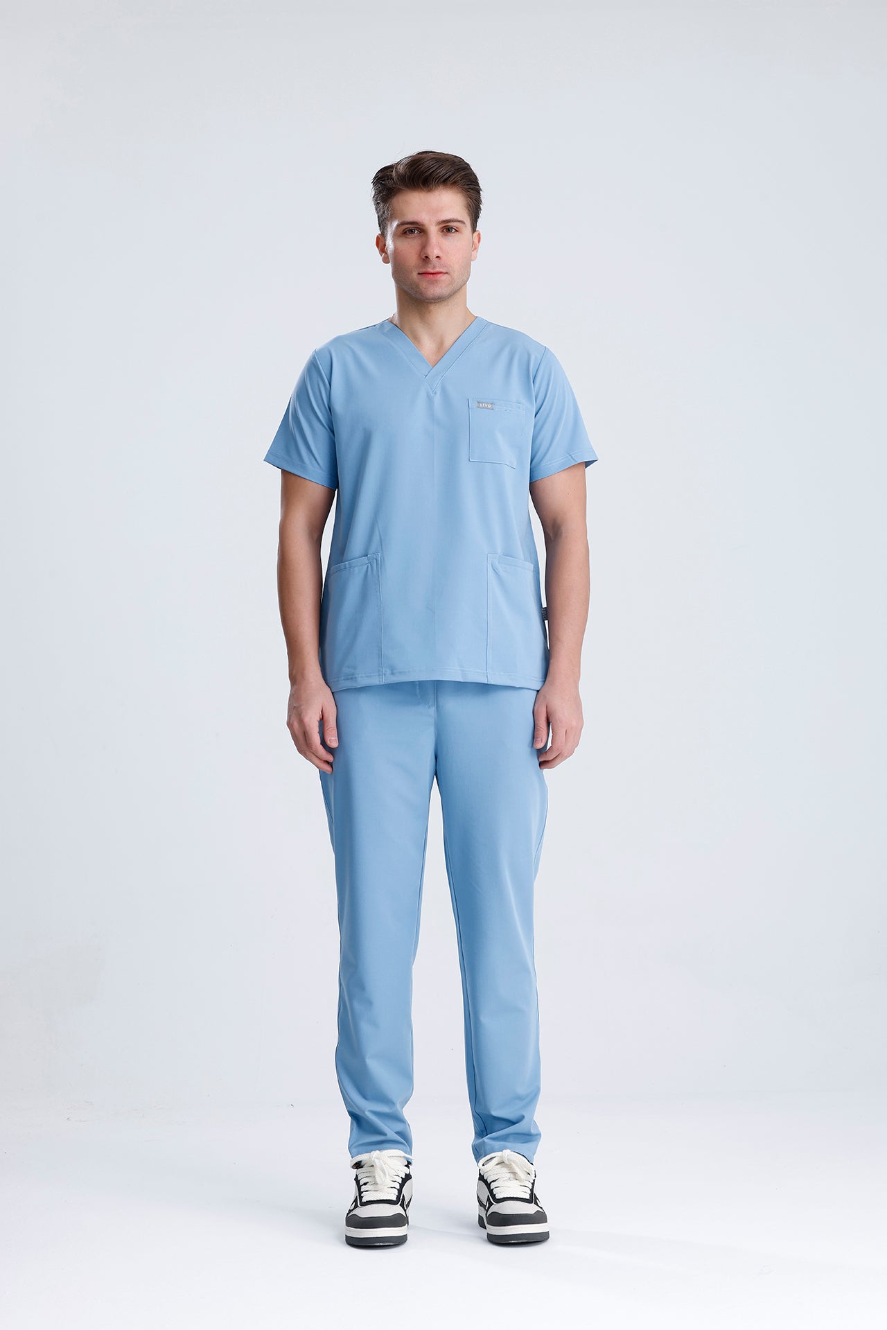 LIVO de Qusto Turkuaz Scrub Takım