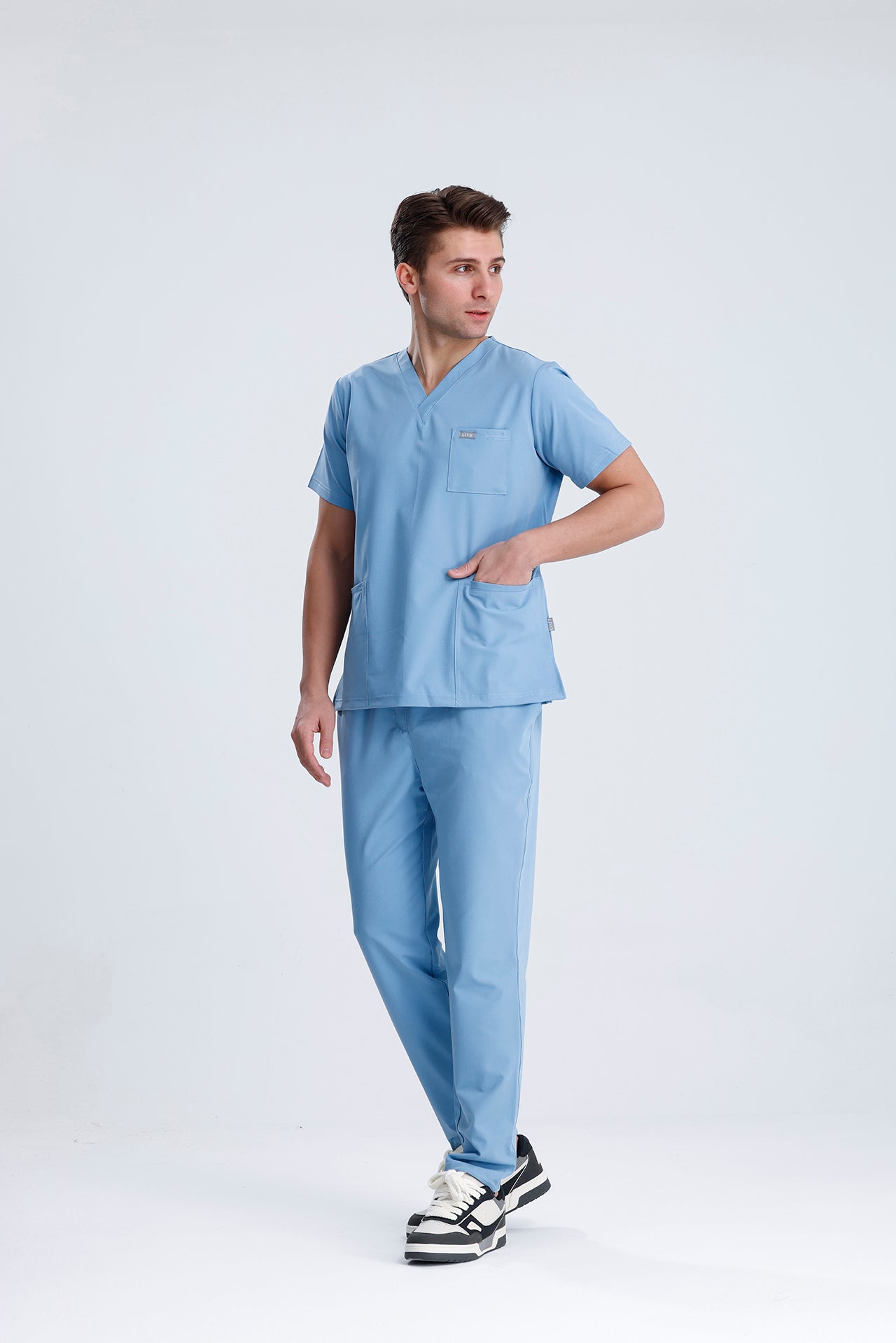 LIVO de Qusto Turkuaz Scrub Takım