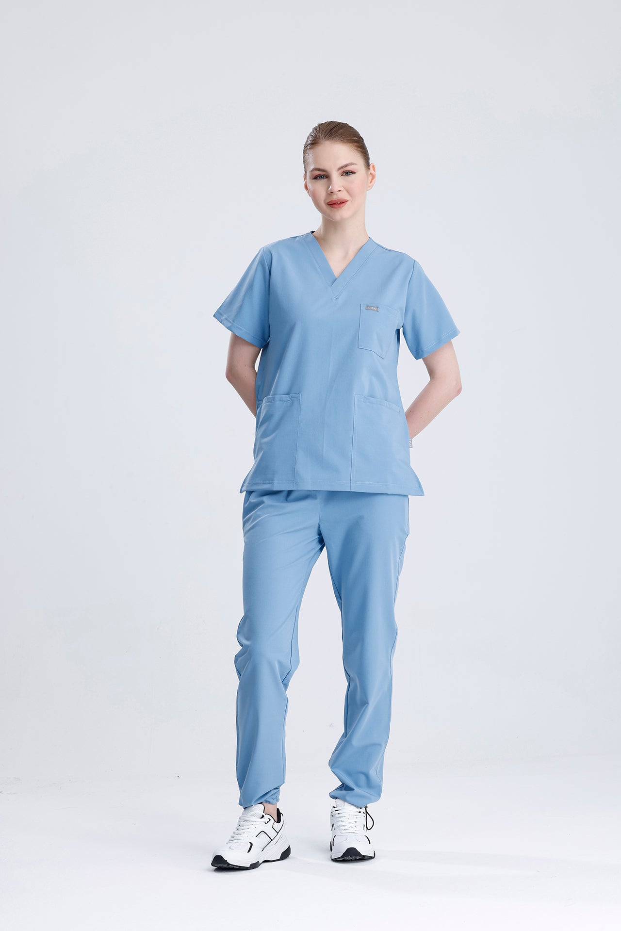 LIVO de Moderno Turkuaz Scrub Takım