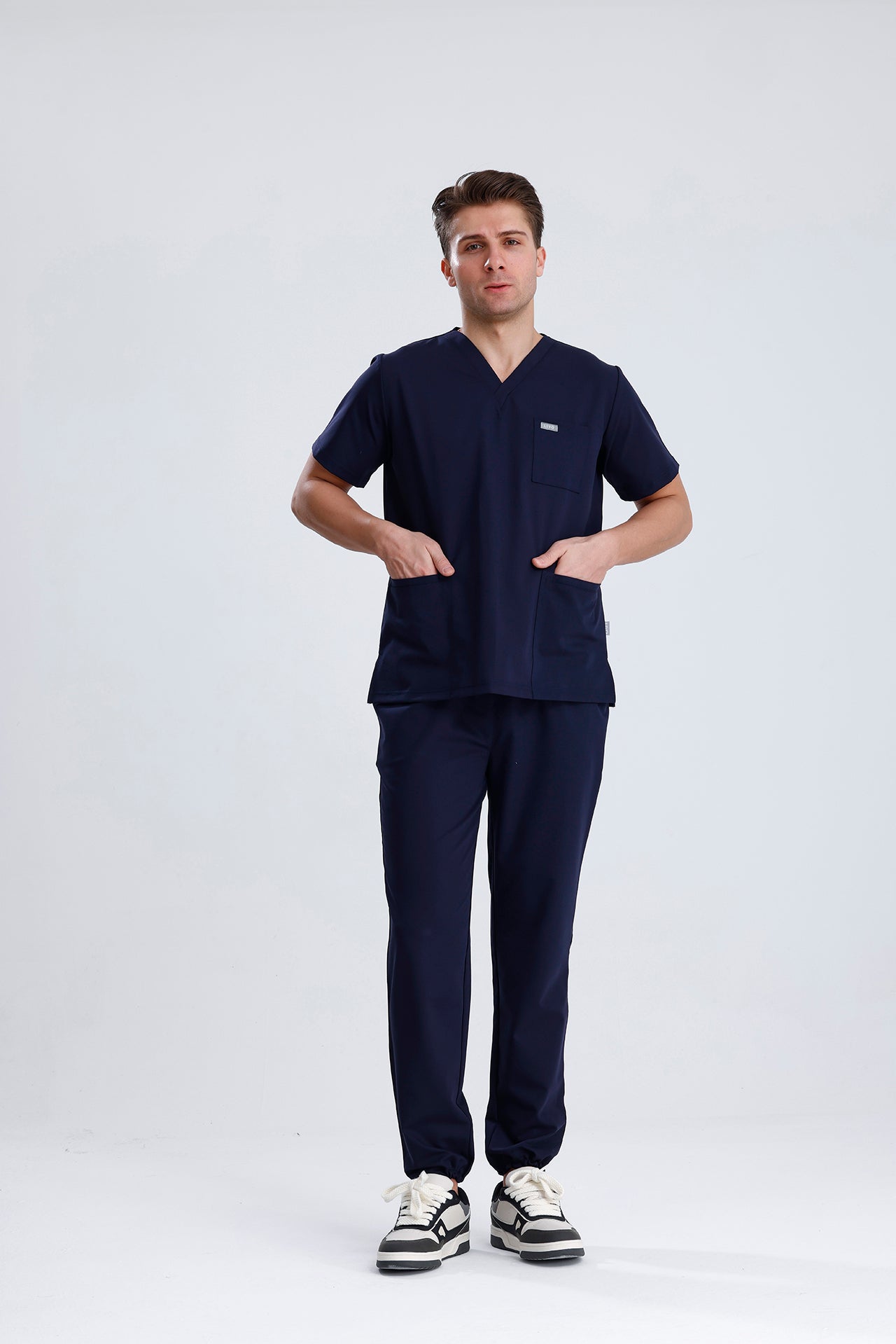 LIVO de Qusto Lacivert Scrub Takım