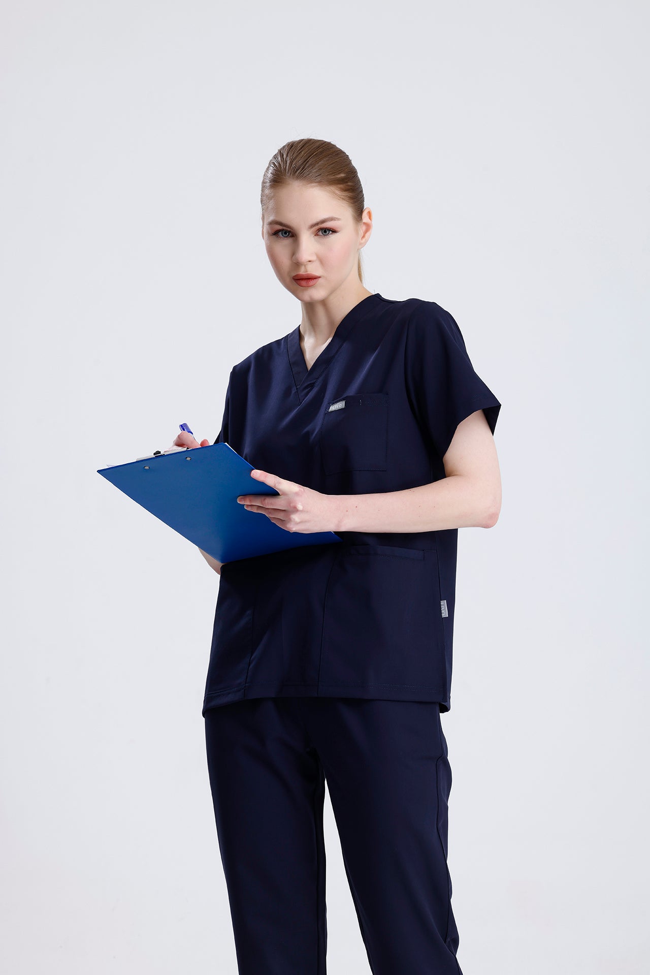 LIVO de Moderno Lacivert Scrub Tek Üst