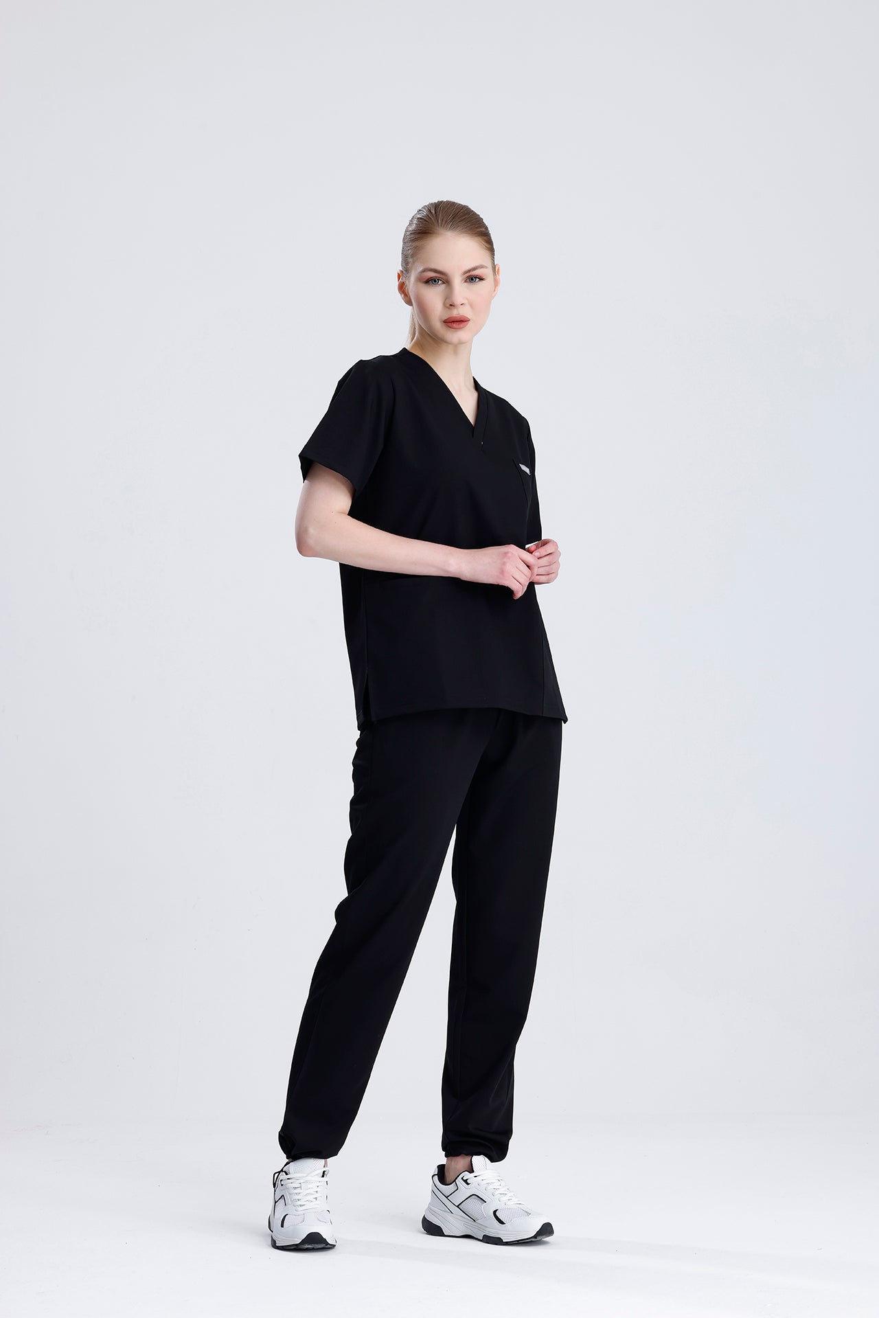 LIVO de Moderno Siyah Scrub Takım