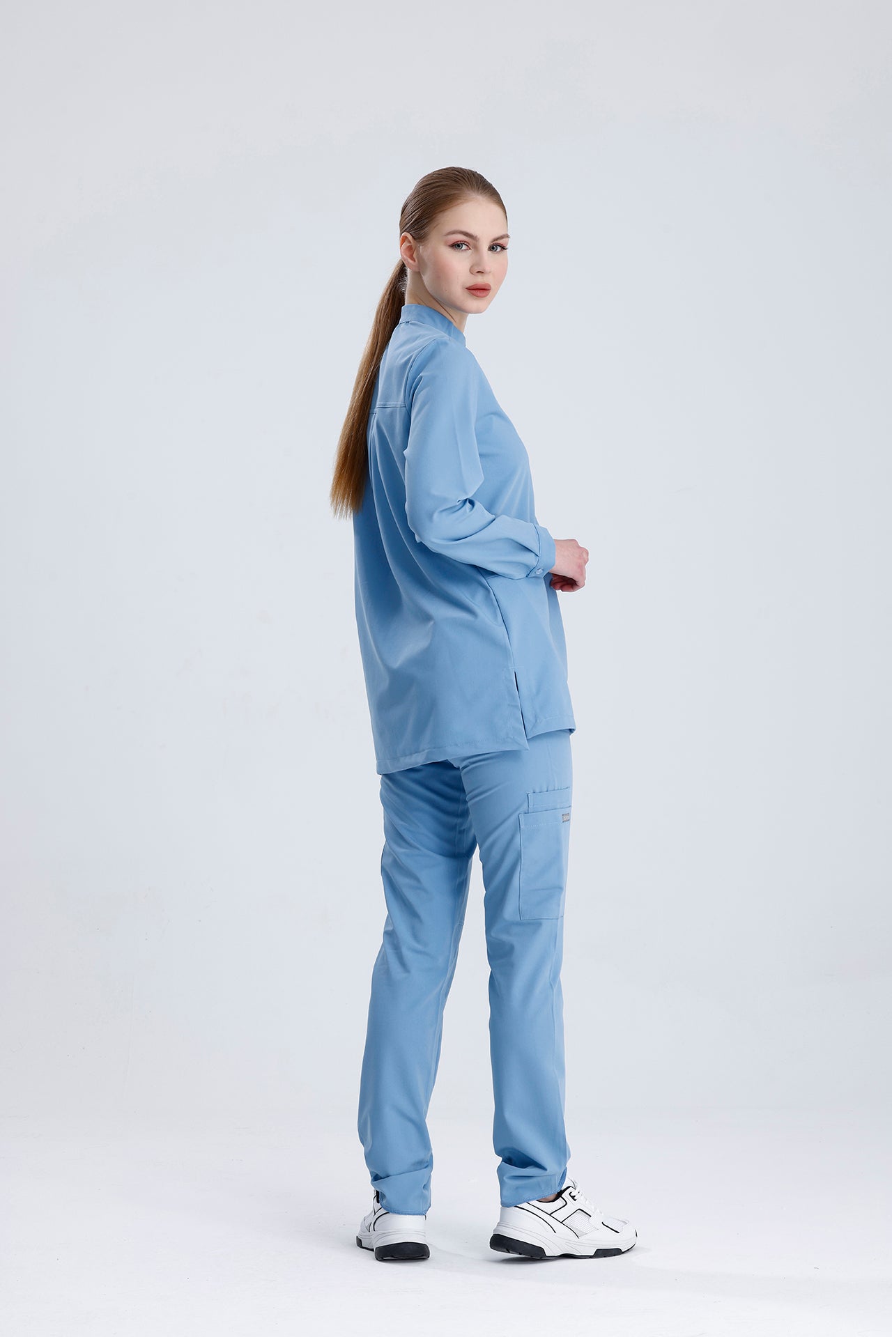 LIVO de Sérénité &  Sérénité LX Turkuaz Scrub Tek Alt