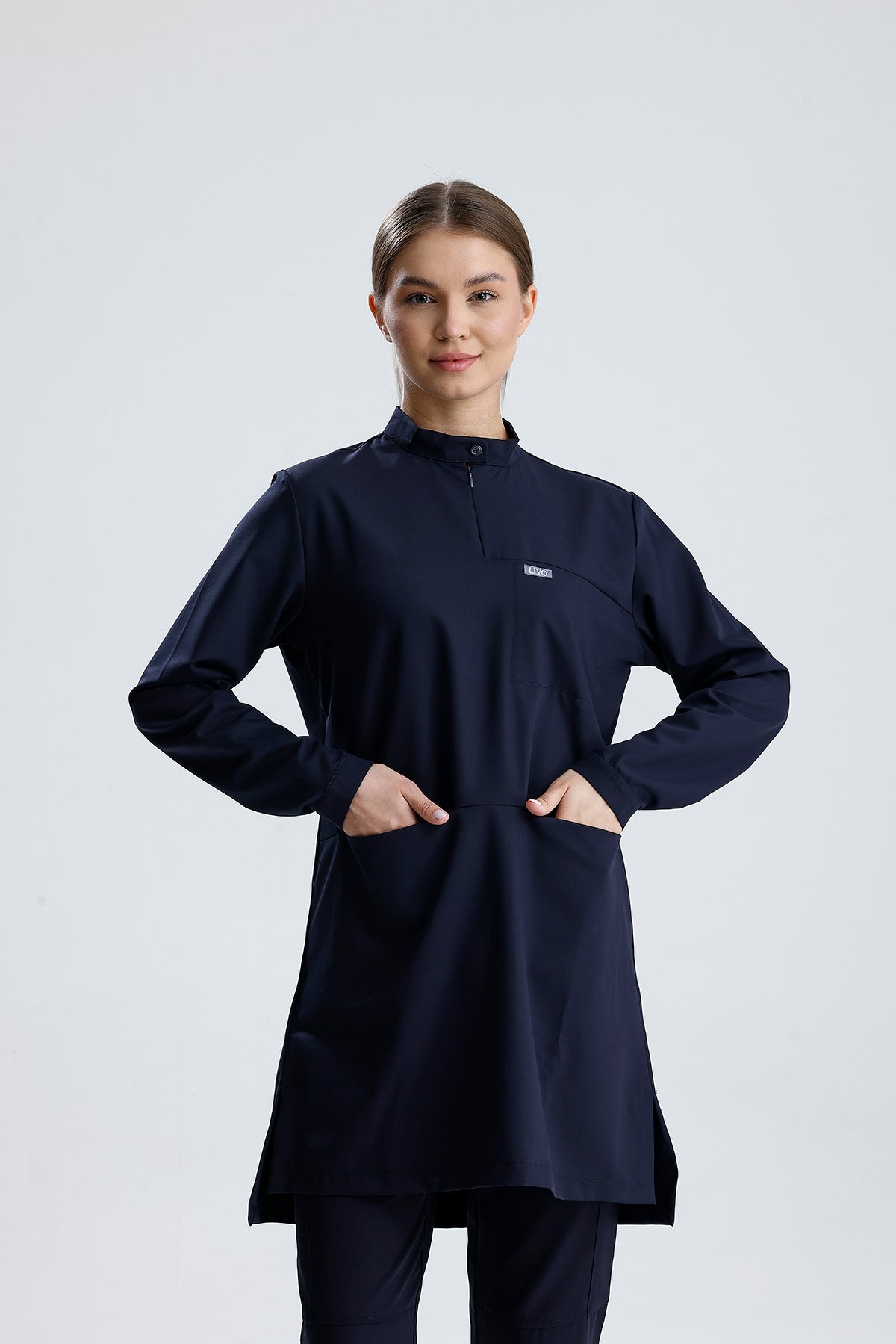 LIVO de Sérénité LX Lacivert Scrub Tek Üst