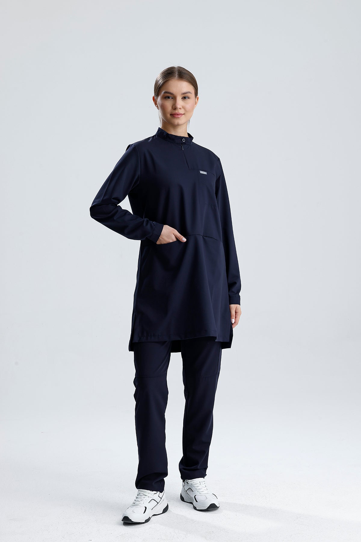 LIVO de Sérénité LX Lacivert Scrub Takım